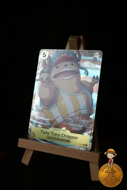 ONE PIECE ENGLISH CARD GAME CHAMPIONSHIP HOLO CARTE TONY CHOPPER P-089 EN MINT - Image 1