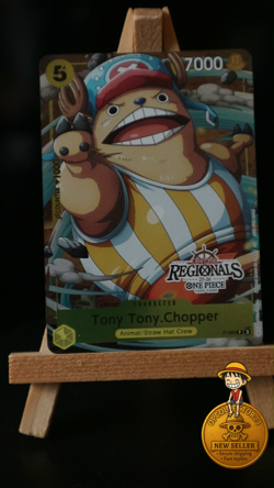 ONE PIECE ENGLISH CARD GAME CHAMPIONSHIP HOLO CARTE TONY CHOPPER P-089 EN MINT - Image 2