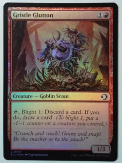 Gristle Glutton *FOIL Common* Magic MtG x1 Lorwyn Eclipsed - Image 1