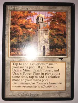 Urza's Tower (Forest) x1 1x Antiquities MP MTG - Image 1