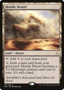 MTG Hostile Desert ** Hour of Devastation ** English (NM) - Image 1