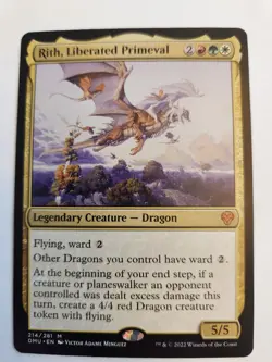Rith, Liberated Primeval Mythic Rare #214 NM+ - Image 1