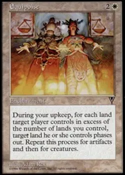 Moderate Play, English MTG Regular Equipoise Visions Magic the Gathering - Image 1