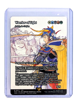 Warrior of Light 0017 Rare Showcase Non-Foil FF1 FCA MTG FINAL FANTASY EN NM/M - Image 3