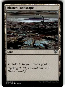 Blasted Landscape The List Reprints Regular MTG - Image 1