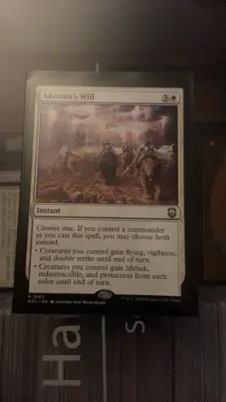 Akroma's Will Commander: Modern Horizons 3 RARE - Image 1