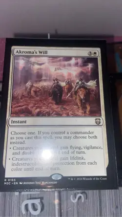 Akroma's Will Commander: Modern Horizons 3 RARE - Image 2