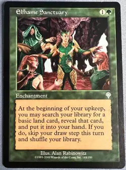 Elfhame Sanctuary 185/350 - MTG Magic The Gathering Invasion - LP - Image 1