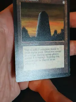 Magic the Gathering MTG Beta Basalt Monolith LP - Image 3