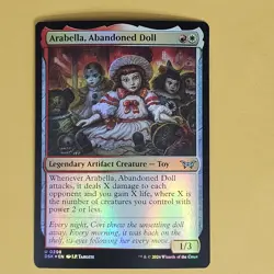 MAgic MTG-Arabella, Abandoned Doll: Duskmourn House Of Horrors DSK U #208 Foil - Image 1