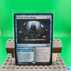Virtue of Knowledge Magic The Gathering Wilds of Eldraine WOE - Image 1