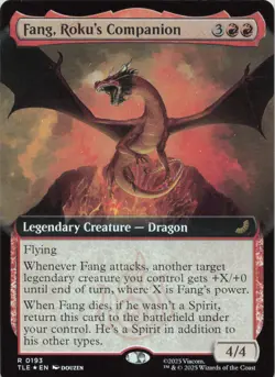 Fang, Roku's Companion (Extended Art) - FOIL - R Avatar: The Last Airbender: Ete - Image 1