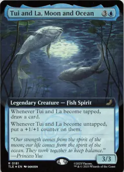 Tui and La, Moon and Ocean (Extended Art) - FOIL - R Avatar: The Last Airbender: - Image 1