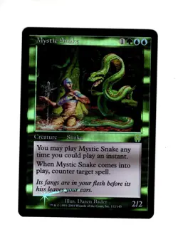 Mystic Snake Apocalypse FOIL NM- no clouding MTG Magic the Gathering - Image 1
