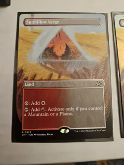 2x Sunbillow Verge (Borderless) Lot (Includes 1x Foil) Aetherdrift MTG DFT NM/M - Image 2