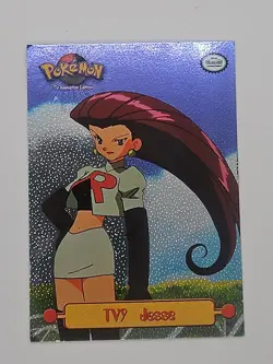 Pokemon - TV9 Jesse Topps Holo Foil TV Animation Edition 1999 MP - Image 1