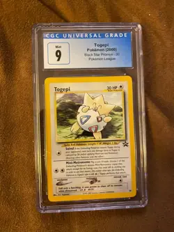 Togepi #30 - Black Star Promo - WoTC Pokemon Card *CGC GRADE 9* - Image 1