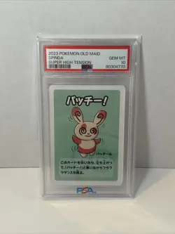 Spinda Pokemon Playing Cards 2023 JPN Old Maid: Super High Tension PSA 10 - Image 1