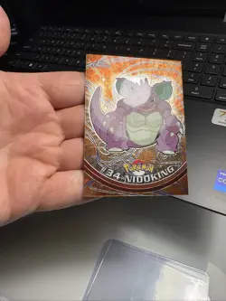 Pokemon 2000 Topps Chrome Nidoking #34 Excellent Condition - Image 3