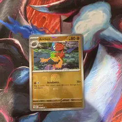 White Flare Archen Master Ball 050/086 Rare Holo Pokemon Card 2025 PF - Image 1