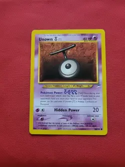Pokemon: Unown #88/105 Neo Destiny 2000 Vintage Non-holo - LP - L46 - Image 1