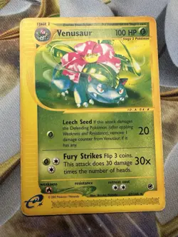 Pokemon Venusaur Expedition 67/165 E Reader Trading Card HP FREE SHIPPING - Image 1