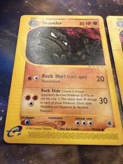Golem 49 & Graveler 79/165 Expedition Rare - E-Reader WoTC Pokemon HP 2 Card Lot - Image 3