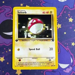 Voltorb 69/82 Pokemon TCG Team Rocket 1st Edition LP - Image 1