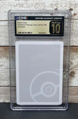 CGC Pristine 10 Pokemon Old Maid Spare Card (2019 JPN) Rare Playing Card - Image 1