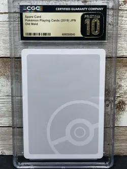 CGC Pristine 10 Pokemon Old Maid Spare Card (2019 JPN) Rare Playing Card - Image 2