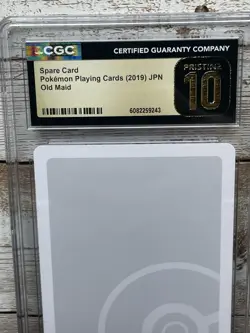 CGC Pristine 10 Pokemon Old Maid Spare Card (2019 JPN) Rare Playing Card - Image 3