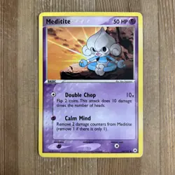 Meditite 65/101 - EX Hidden Legends Pokemon Card TCG LP/MP - Image 1
