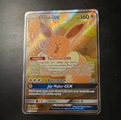 Pokemon Eevee GX SM233 Sun & Moon Promo Full Art Holo Black Star Promo Card - Image 1
