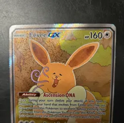 Pokemon Eevee GX SM233 Sun & Moon Promo Full Art Holo Black Star Promo Card - Image 2