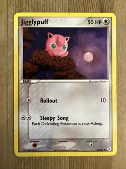 Pokemon TCG Jigglypuff EX Hidden Legends 63/101 Regular Common VLP - Image 1