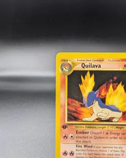 Quilava 46/111 - Neo Genesis 1st Edition Regular - Vintage Pokemon TCG - LP - Image 2