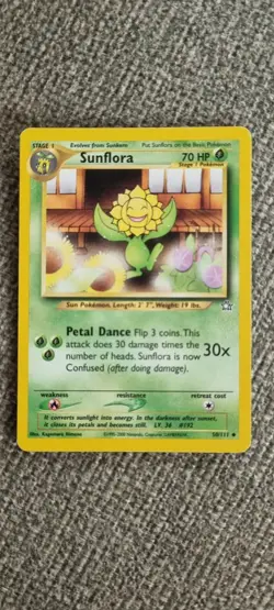 Sunflora - Pokemon TCG - MP - Uncommon - Neo Genesis 50/111 - Image 1