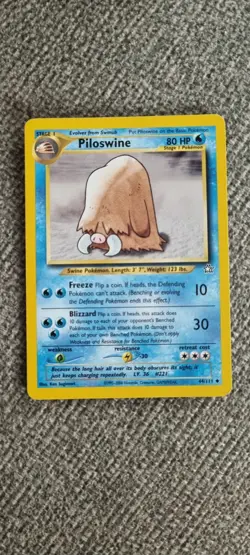 Piloswine - Pokemon TCG - MP - Uncommon - Neo Genesis 44/111 - Image 1