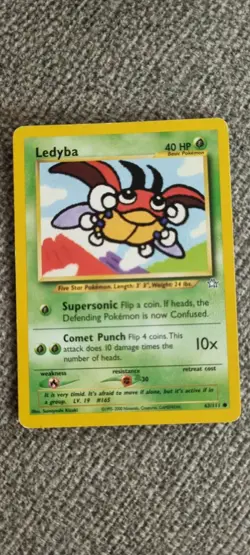 Ledyba - Pokemon TCG - MP - Common - Neo Genesis 63/111 - Image 1