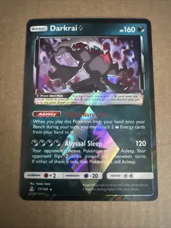 DARKRAI Prism Ultra Prism 77/156 Holo Rare Pokemon TCG - Image 1