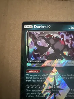DARKRAI Prism Ultra Prism 77/156 Holo Rare Pokemon TCG - Image 5