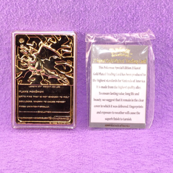 Pokemon 1999 23k Gold Plated Trading Card Burger King Promo COA - CHARIZARD #06 - Image 4