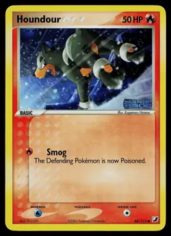 Pokemon Card - Houndour Unseen Forces 60/115 Common Reverse Holo Stamped - Image 1