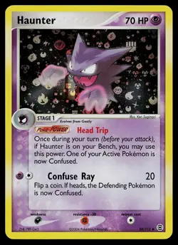 Pokemon Card - Haunter FireRed & LeafGreen 34/112 Uncommon Reverse Holo - Image 1
