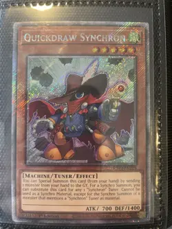 Quickdraw Synchron - RA03-EN228 - NM - Platinum Secret Rare - 1st ed - Yugioh - Image 1