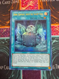 Yu-Gi-Oh! TCG Dark Contract with the Swamp King GFP2-EN160 Ultra Rare 1st Ed NM - Image 1