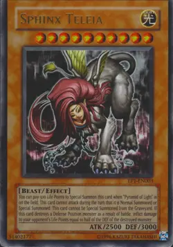 Sphinx Teleia EP1-EN003 Limited Ultra Movie Exclusive Pack YuGiOh! Card HP - Image 1