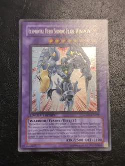 Yu-Gi-Oh! SECRET RARE ELEMENTAL HERO SHINING FLARE WINGMAN CT03-EN004 NM/VLP - Image 1