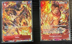 Sabo & Ace (Illustration Box Vol.5) One Piece Promotion Cards Foil - Image 1