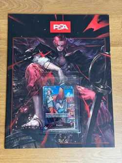 One Piece Shanks SEALED PROMO OP09-001 + PSA Limited Edition July 2025 Magazine - Image 1